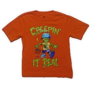 Kids Zombie Creeping It Real Tee Sz XS